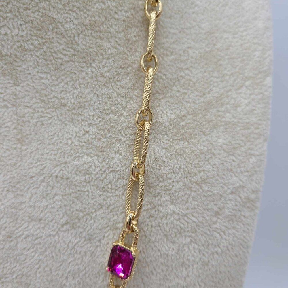 R J Graziano Multi Color Crystal Necklace - Picture 10 of 12
